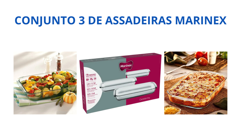 Conjunto de Assadeiras Marinex